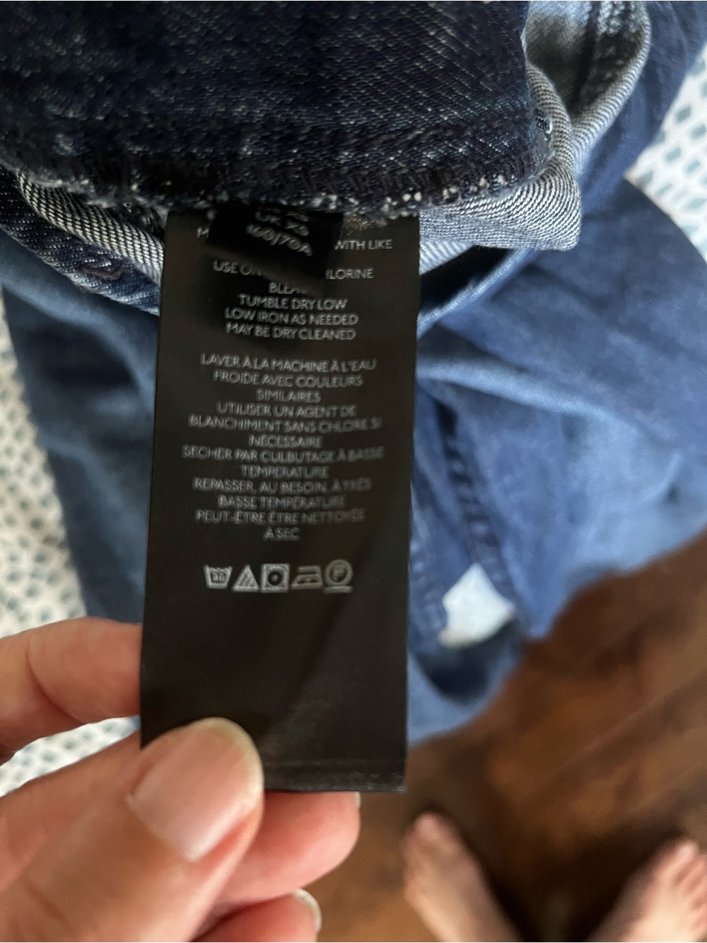 We The Free Dark Blue Denim Women's Overalls - Picture 8 of 10